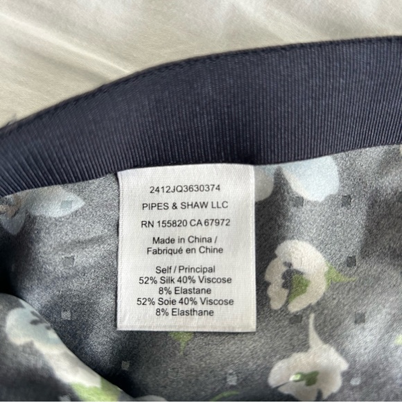 Veronica Beard Blue Floral A-Line Maxi Skirt - Picture 4 of 6